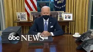 ABC News Live Update: Biden gets to work on fighting COVID-19