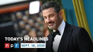 ABC Suspends Host Jimmy Kimmel Over Charlie Kirk Comments | NPR News Now