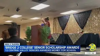 ABC30 news report on scholarship dinner 2025
