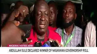 Abdullahi Sule declared winner of Nasarawa governor-elect