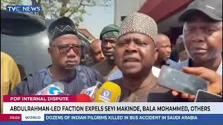 Abdulrahman-Led PDP Faction Expels Seyi Makinde, Bala Mohammed, Other From PDP