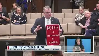 Abilene city council discuss homelessness, potential solutions