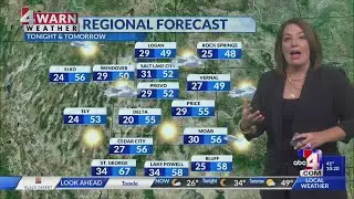 Above average temperatures statewide Tuesday with high pressure keeping us dry through the work week