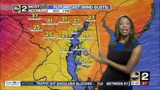 Above average temperatures with rain in spots Wednesday