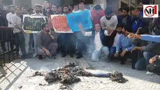 ABVP holds protest in JU, demands Wifi facility for students