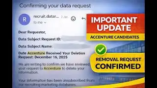 Accenture Application Expired Mail Explained | Data Deletion Confirmation Re-Apply Process 2022–2025