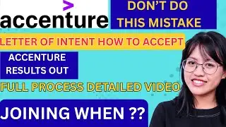 Accenture ASE Interview Results 2026 | LOI Mail Update | Joining Date & Salary Process BGV Process