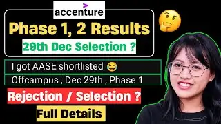 Accenture associate software engineer interview Results out feb 2nd Real or fake ? Off campus issue