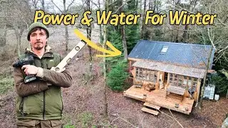 Activating “Winter-Mode” for My Off-Grid Cabin: Installing 12v Power And Indoor Water