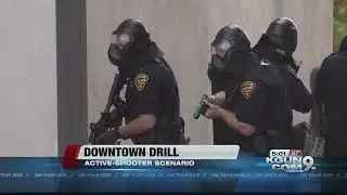Active shooter drill downtown tests emergency response