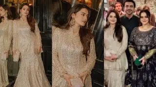 Actress Aiman Minal Khan Recently Umar Alam #shaadi Barat Function Aiman Minal Khan Dress Design