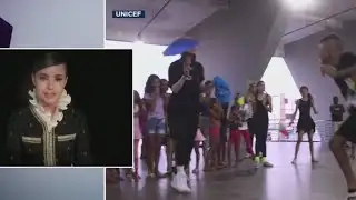 Actress and singer Sofia Carson celebrates milestone with UNICEF USA