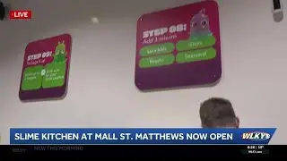 adding my fixins at Slime Kitchen