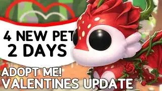 Adopt Me ROSE DRAGON UPDATE! Valentines Pets