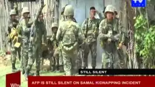 AFP is still silent on Samal kidnapping incident