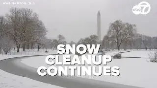 After major snowstorm, roads, sidewalks still a danger in DMV