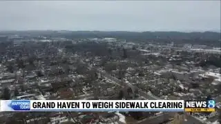 After two-year gap, Grand Haven considers restoring sidewalk snow removal