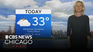 Afternoon sunshine, chilly wind in Chicago Sunday