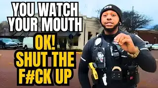 Aggressive Bulldog Cop Got OWNED Dismissed With Epic ID Refusal! First Amendment Audit