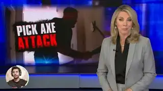 Aggressive Man Smashes Door with Pickaxe! The News Network