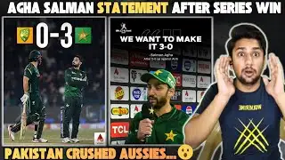 Agha Salman Statement After Whitewashed Australia At Lahore | Historical Victory Under Agha
