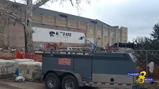 Ahearn deconstruction underway