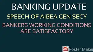 AIBEA GEN SECY SPEECH ON CORONA THREAT TO.BANKERS.