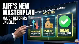 AIFF এর নতুন ₹70 কোটির 20 বছরের Proposal Explained! 🤝 Promotion-Relegation? 🚨 Revenue Model Discuss
