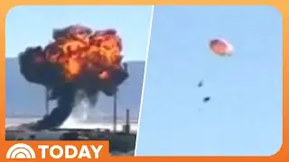 Air Force Pilot Ejects Before Thunderbird Jet Crashes in California