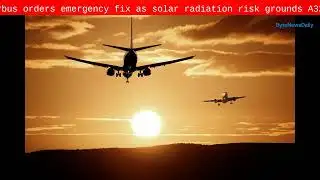 Airbus orders emergency fix as solar radiation risk grounds A320s - Byte News Daily