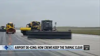 Airport de-icing: How crews keep the tarmac clear