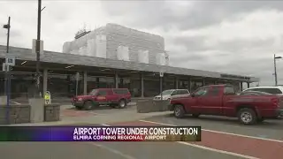 Airport tower construction underway