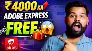 Airtel ₹199 Recharge Plan!🔥₹4000 Adobe Express Premium Tool Free | Airtel New Offer