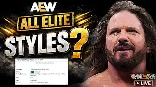 AJ Styles SIGNING WITH AEW After WWE RETIREMENT?