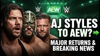 AJ Styles to AEW CONFIRMED The WWE World Is About to Change FOREVER