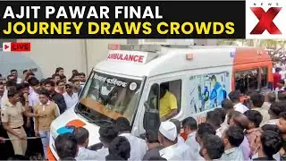 Ajit Pawar’s Final Journey LIVE | Massive Crowd Turns Up For Public Darshan