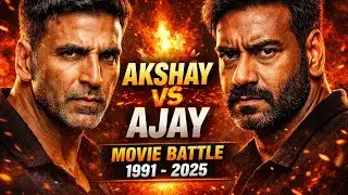 Akshay Kumar vs Ajay Devgn | Complete Movie Comparison 1991-2025 | Bollywood Stars Showdown