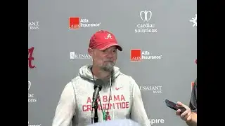 Alabama OC Ryan Grubb Post Practice - August 19, 2025