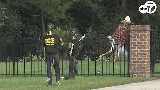 Alabama sheriff faces backlash over controversial Halloween decor at his home