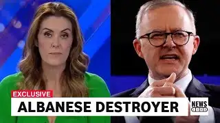 Albanese Sweats after being Attacked By Peta Credlin for blaming former PM Scott Morrison 