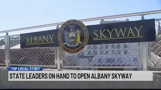 Albany Skyway opens to pedestrians