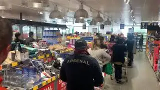 Aldi Panic Buying - Melbourne, Australia