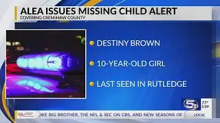 ALEA Issues Missing Child Alert