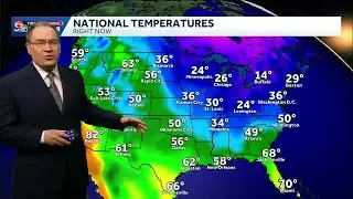 Alert Day with a Cold Weather Advisory, warmer air returns