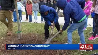 Alexander II students celebrate trees ahead of Georgia Arbor Day