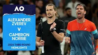 Alexander Zverev v Cameron Norrie Highlights | Australian Open 2026 Third Round