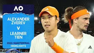 Alexander Zverev v Learner Tien Highlights | Australian Open 2026 Quarterfinal