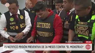 Alias ​​The Monster: These are his first words to the authorities after arriving in Peru.