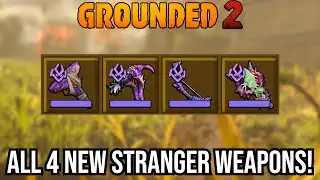 ALL 4 NEW Masked Stranger Weapons in the Grounded 2 Toxic Tangle Update