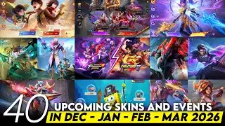 ALL 40 SCHEDULE SKINS AND EVENT INI DECEMBER TO MARCH 2026 - BIG UPDATE MLBB